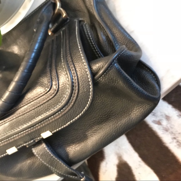 Sold AUTH CHLOÉ 💕 Marcie Calfskin Satchel Bag - Picture 3 of 8